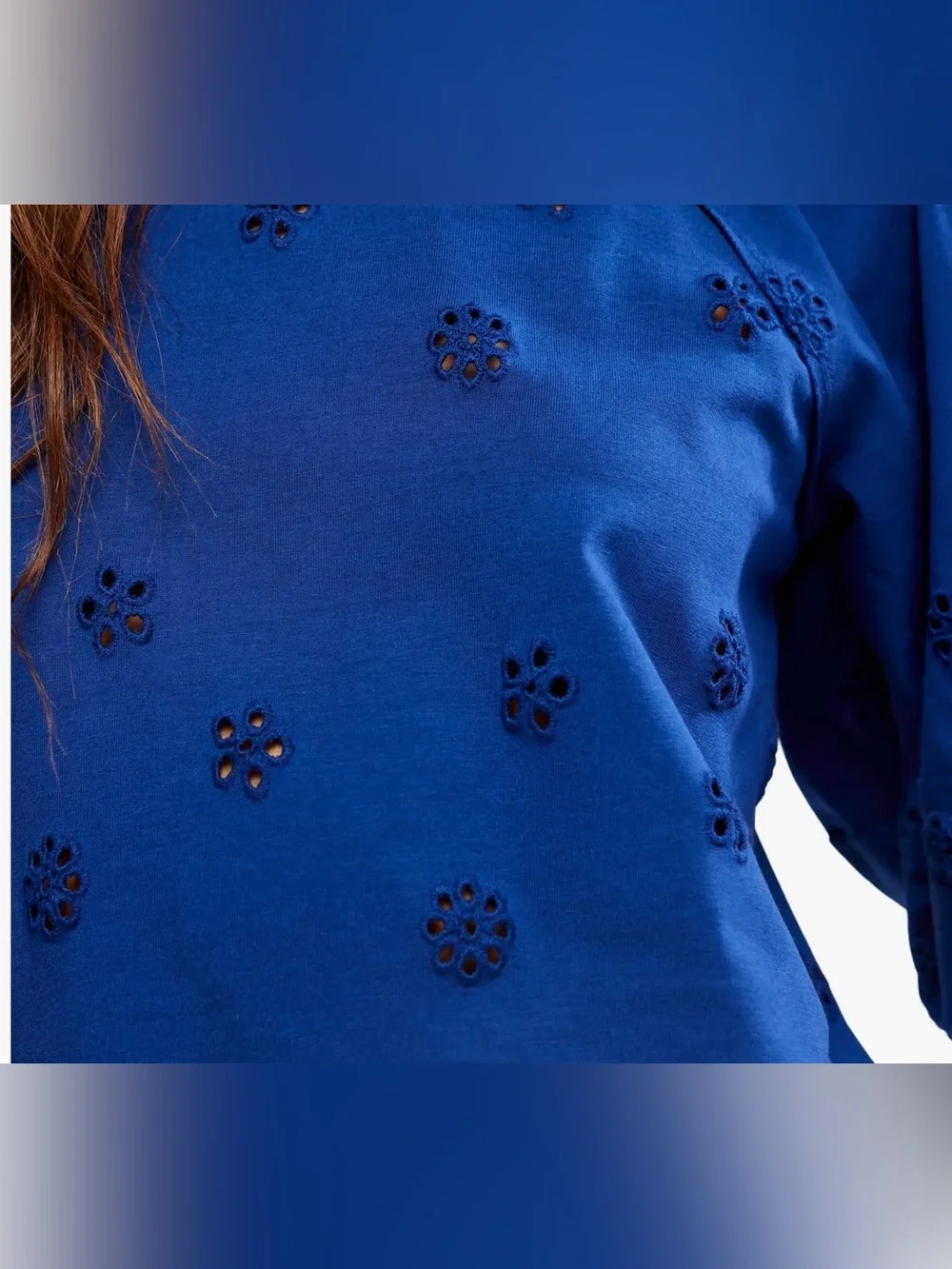 Free People Jessie Eyelet Tee